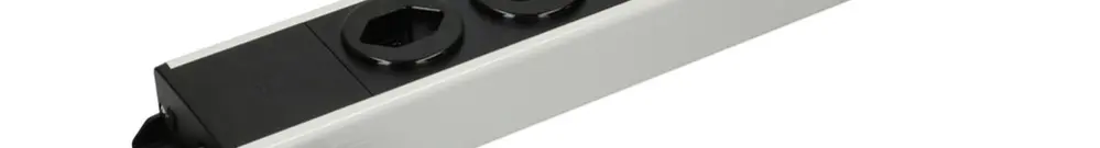 Steckdosenleiste MH POWER LINE 10A 6×T13 1.5m grau-schwarz 2×Magnet 