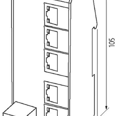 Switch Murrelektronik Xenterra 5TX, 5-port unmanaged 10/100Mbit/s full duplex 
