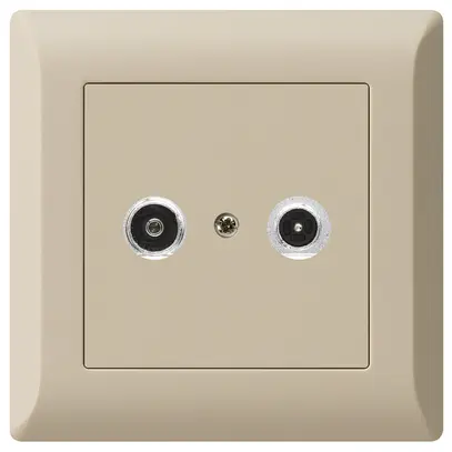 Prise antenne ENC kallysto.line R/TV 14dB 2GHz beige 