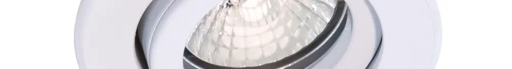 Spot encastré TK-DISC, blanc ressort de tension, Ø de montage 68mm 
