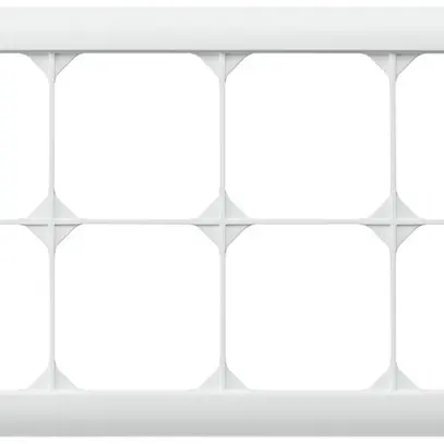 Telaio di copertura INC kallysto.line 2×4 bianco orizzontale 152×272mm 