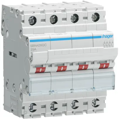 Interruttore AMD Hager quickconnect 25A 400V 4 chiusura 0 apertura 0 invertitore 