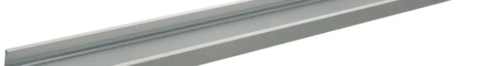 Deckenanschlussbahn Tehalit DABA, eloxiert, 50×80mm 