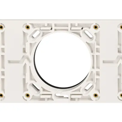 Intestazione NUP Feller NEVO, 1×3, per apparecchi N.CO, bianco 