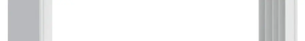 Cornice di montaggio AP ABB AP660, per distributore UK600 5-file, bianco 