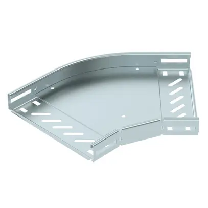 Coude BET RB 45° 35×200mm acier zingué en continu 