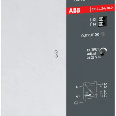 Alimentation à découpage ABB CP-S.1 24/10.0, IN:100…240V, OUT:24VDC/10A 