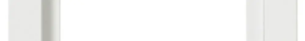 Cornice combinato Siedle, in alluminio, 331×131×15mm, bianco 