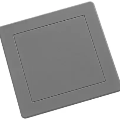 Coperchio ad innesto HSB Weibel 130×130mm Design EDIZIO.liv grigio scuro 
