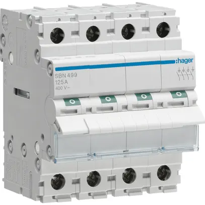 Interruttore AMD Hager 125A 400V 4 chiusura 0 apertura 0 invertitore 4UM 