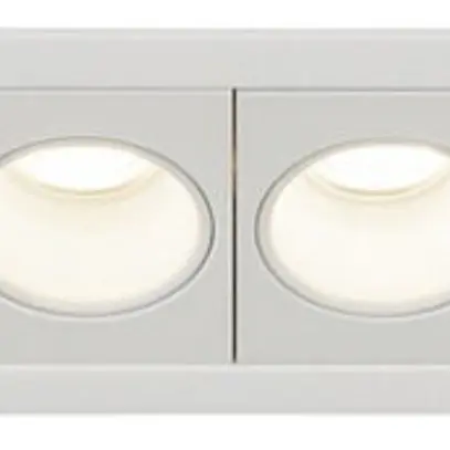 Plafonnier LED INC SLV MILANDOS 8, 16W 1300lm 3000K 45° aluminium blanc 