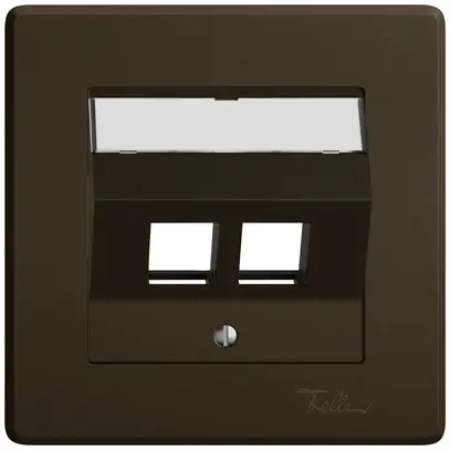 Kit de montage ENC EDIZIO.liv Keystone SNAPFIX® incliné 2× br 