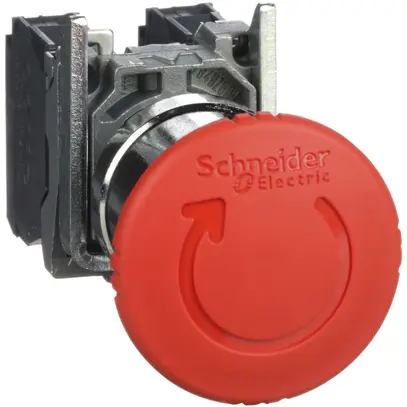 Tasto arresto emergenza INS Schneider Electric 1Ch+1R rosso 