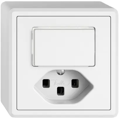 AP-Kombination EDIZIO.liv SNAPFIX® S6L+T23 Seitenbeleuchtung ws ws 