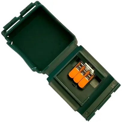 Verbindungsmuffe SUPERBLOCK 3W mit Gel 3×4mm² 32A 57×47×26mm IPX8 sz 