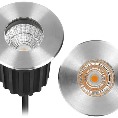 Luminaire de sol LED INC DISC I IP67 6W 2700K DALI 69×13mm gris 