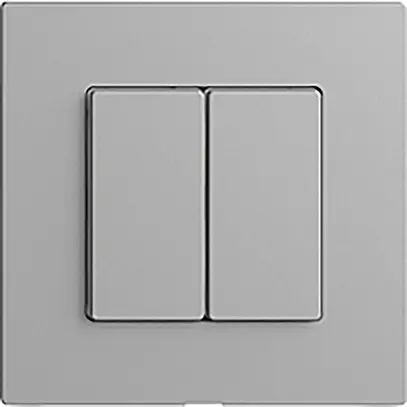 Station secondaire pour interrupteur 2c/2t WLAN Edue Wiser silver 