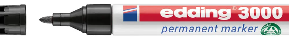 Marqueur edding 3000 crayon-feutre noir 137mm 