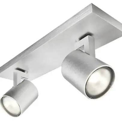 Spot Philips MYL Runner GU10 2×20W REG alluminio 