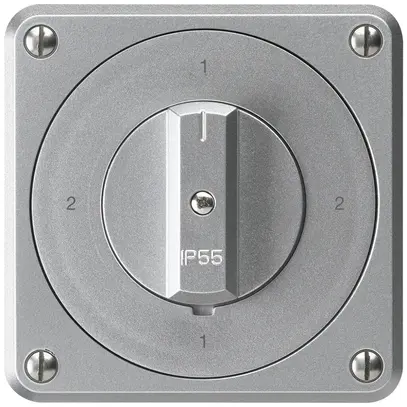 Interruttore rotativo INC robusto IP55 schema 3/1P alluminio 