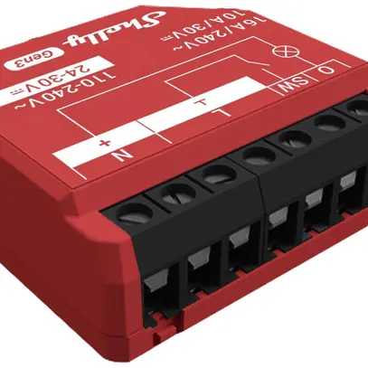 EB-RF-Schaltaktor Shelly 1PM Gen3 1-Kan BLE/Wi-Fi 110…240V 