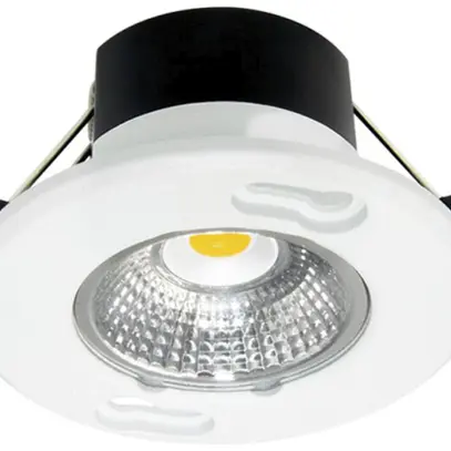 Downlight LED DOTLUX MULTISCREWplus 6W 620lm 4000K IP65 36° REG Ø80mm bianco 