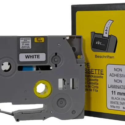 Cassette de ruban à imprimer WAGO pour TOPJOB-S 11mm×6m blanc/noir 