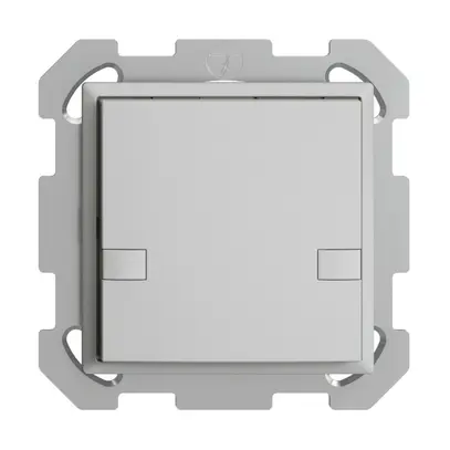 Poussoir ENC KNX 1× EDIZIOdue colore gris clair RGB sans LED 
