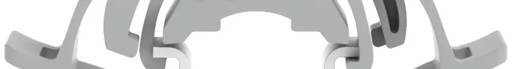 Montagefuss WAGO für T-15 6.5×35.1×10.2mm grau 