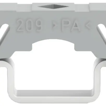 Montagefuss WAGO für T-15 6.5×35.1×10.2mm grau 