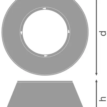 Réflecteur LDV HIGH BAY GEN 4 147 190 210W aluminium argent 