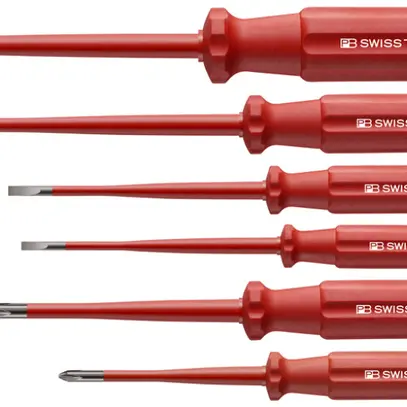 Jeu de tournevis PB plat 2, 3, 4, 5 PH 1, 2 VDE 1000VAC/1500VDC 