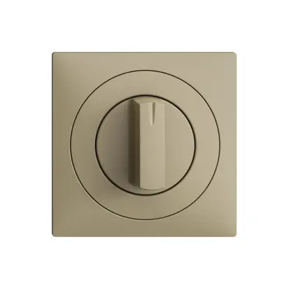 Kit frontale EDIZIOdue sand 60×60mm per interr.rotativo 