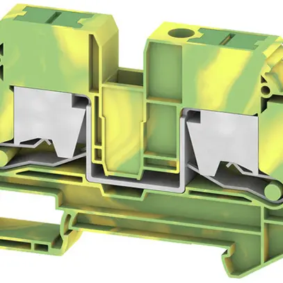 Morsetto di terra componibile WM SL2C 1.5…16mm² snap-in DIN35 ve-gi 