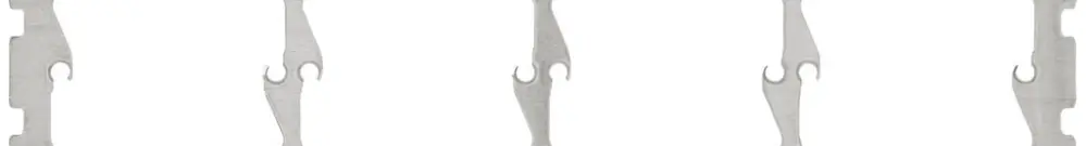 Placca di fissaggio Hager 1×4 hor. 257×77mm 