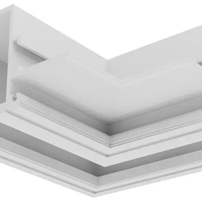 Couvercle Sylvania Lytespan 96.5×92×45.15mm aluminium blanc raccord en L 