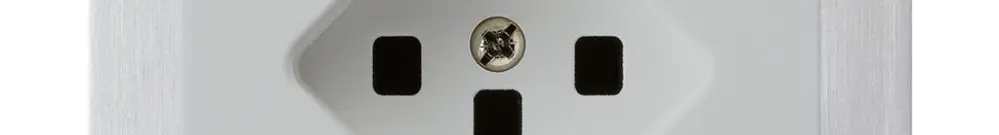 Presa INC kallysto T23 grigio chiaro morsetti ad innesto piastra di fissaggio 