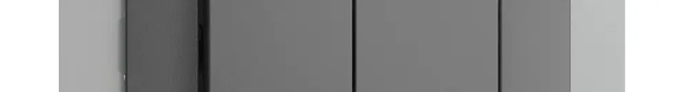 UP-Schalter EDIZIOdue 1/3+3/1P dunkelgrau 