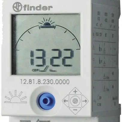 REG-Astroschaltuhr Finder 12.81, 1W 16A 230VAC NFC 2TE 