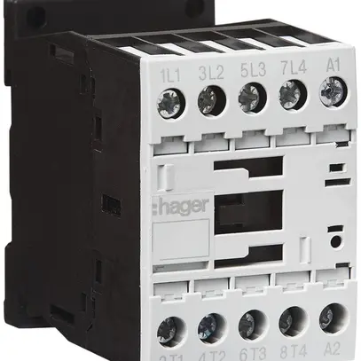 Leistungsschütz Hager 4P 22A bei AC-1 Spulenspannung 230VAC 