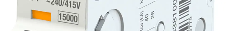 Leitungsschutzschalter ABB MCB S300P 1P 240V Typ B 50A Icn 15kA Icu 25kA 1TE 