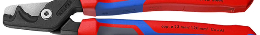 Cisaille pour câbles KNIPEX StepCut® 200mm 35…120mm² 