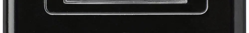 Tasto di suoneria INC basico nero con etichetta 