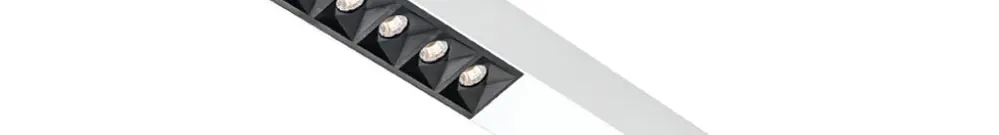 Plafonnier LED SG Lineal surface Cubic 18W 2230lm 830 DALI 841mm blanc 