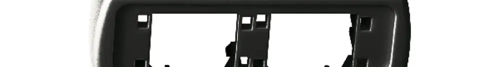 Kit di montaggio INC per 2×RJ45 freenet nero 