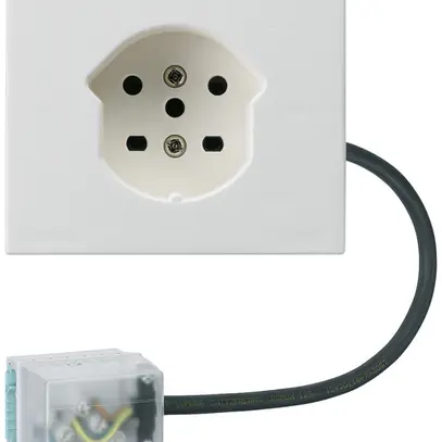 Prise INC FLF T15 L1 blanc pour câble plat Ecobus power 