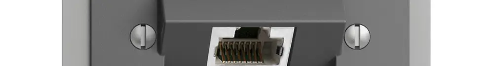 Presa INS 1×RJ45/s 4P ITplus EDIZIOdue grigio scuro 