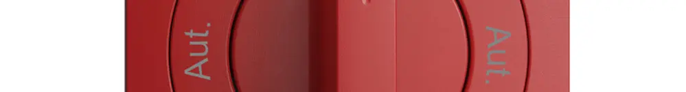 Frontset Aut.-Hand-Aut.-Hand EDIZIOdue 60×60mm berry 
