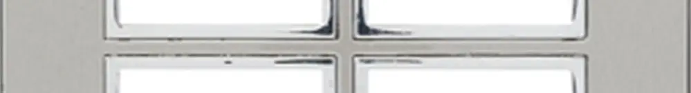 Intestazione INC Legrand Arteor 2×2, stainless steel 