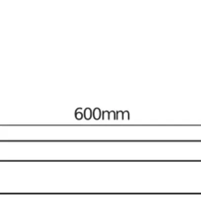 Luminaire linéaire LED LDV LED POWER BATTEN 12W 1320lm 4000K 600mm blanc 